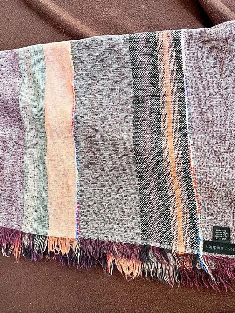 Steve Madden Striped Scarf